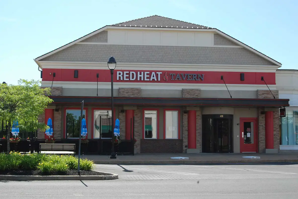 Exterior of Red Heat American Tavern, The Promenade at Evergreen Walk, South Windsor